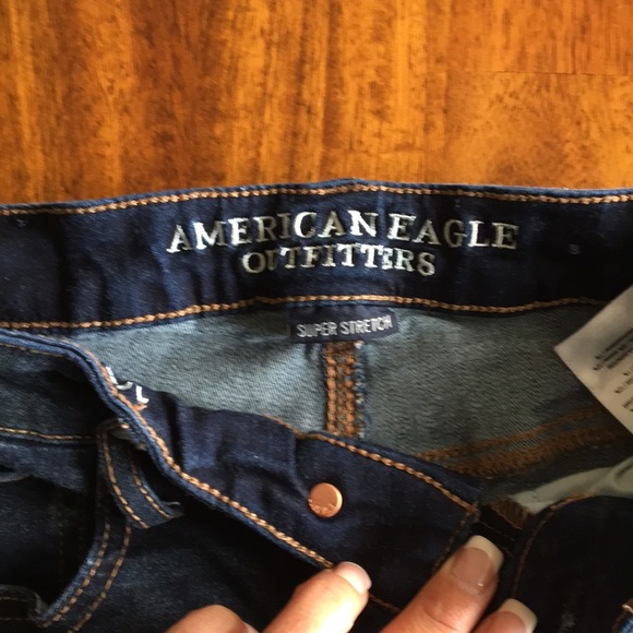 American Eagle Hi-Rise Denim Shorts Size 0 - Picture 3 of 6